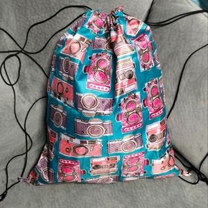 Cute Camera Drawstring Bag